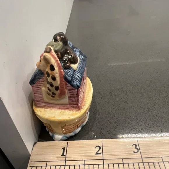 Vintage Noah's Ark Animals On Boat Ceramic Salt And Pepper Shaker Kitchen Decor - Picture 7 of 8
